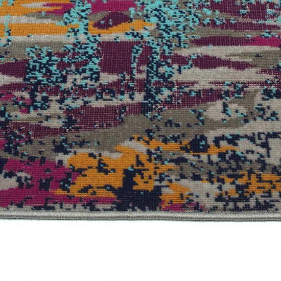 Kaleen Legata Collection Multi Orange Area Rug 7'10" x 10'