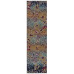 Kaleen Legata Collection Multi Orange Area Rug 7'10" x 10'