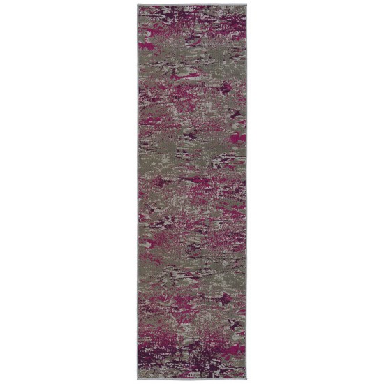 Kaleen Legata Collection Pink Plum Area Rug 9' x 12'