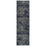 Kaleen Legata Collection Dark Navy Runner 2'2" x 7'6"
