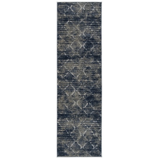 Kaleen Legata Collection Dark Navy Runner 2'2" x 7'6"