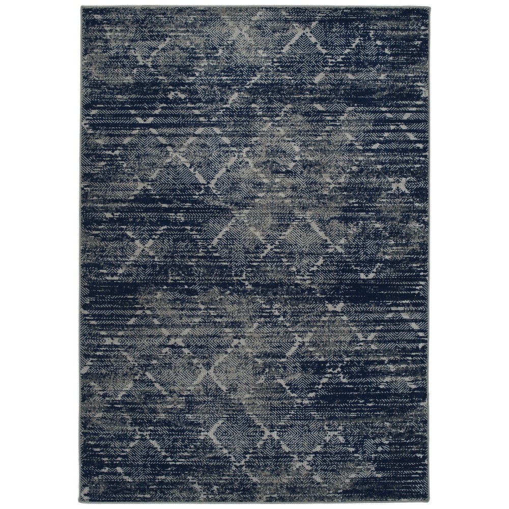 Kaleen Legata Collection Dark Navy Area Rug 5'3" x 7'3"