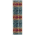 Kaleen Legata Collection Multi Turquoise Runner 2'2" x 7'6"