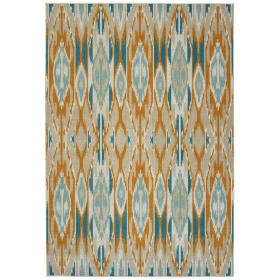 Kaleen Legata Collection Gold Sand Throw Rug 2' x 3'