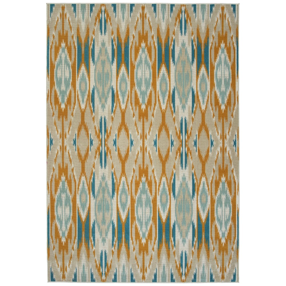 Kaleen Legata Collection Gold Sand Area Rug 5'3" x 7'3"