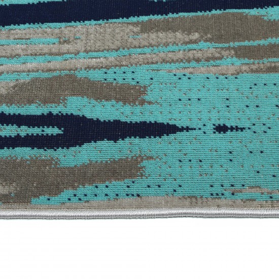 Kaleen Legata Collection Light Turquoise Area Rug 9' x 12'