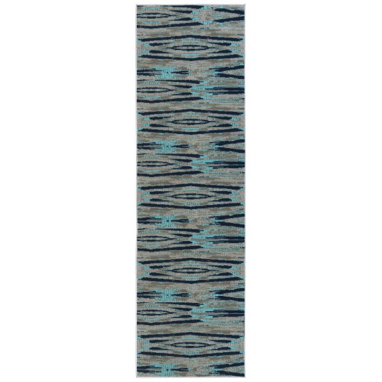 Kaleen Legata Collection Light Turquoise Area Rug 9' x 12'