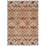Kaleen Legata Collection Light Orange Area Rug 5'3" x 7'3"
