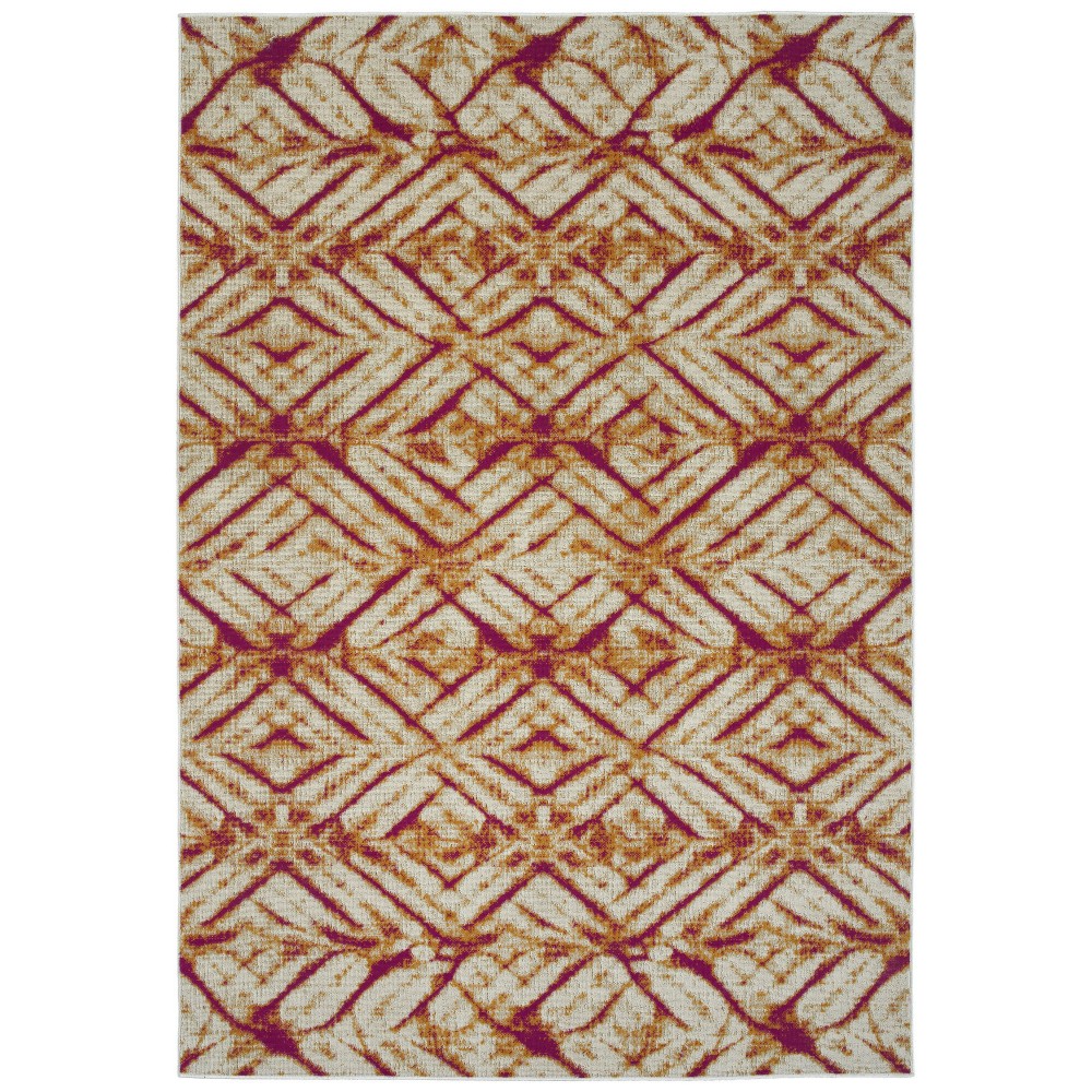 Kaleen Legata Collection Light Orange Area Rug 5'3" x 7'3"