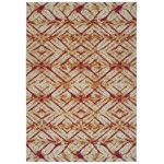 Kaleen Legata Collection Light Orange Area Rug 7'10" x 10'