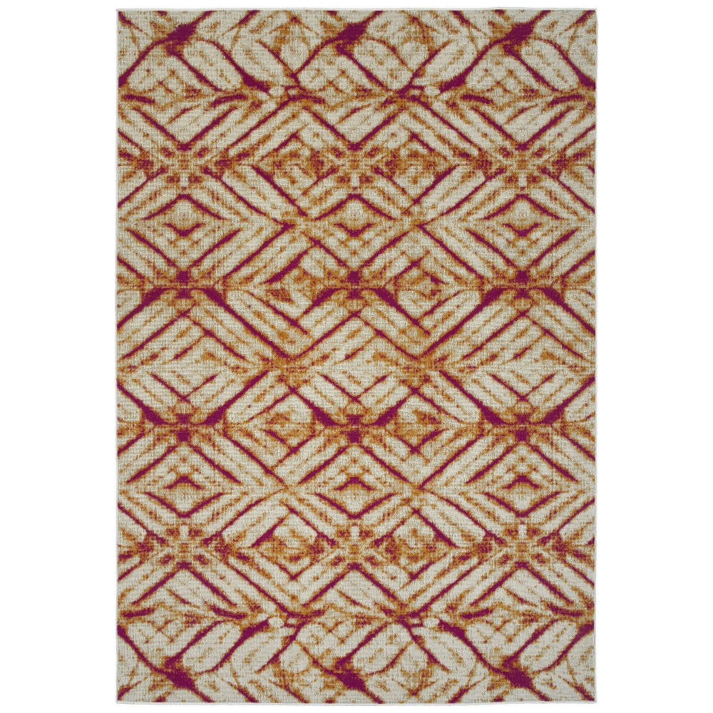 Kaleen Legata Collection Light Orange Area Rug 7'10" x 10'