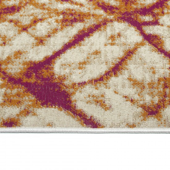 Kaleen Legata Collection Light Orange Area Rug 7'10" x 10'