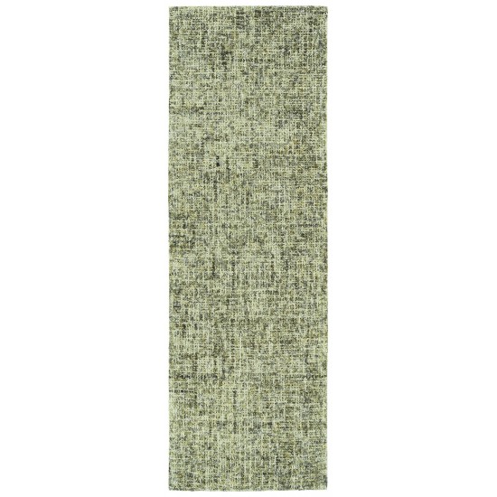 Kaleen Lucero Collection Dark Green Area Rug 4' x 6'