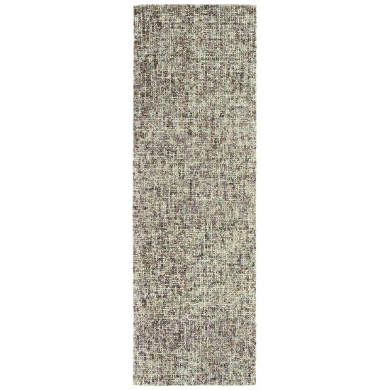 Kaleen Lucero Collection Dark Aubergine Runner 2'6 x 8'