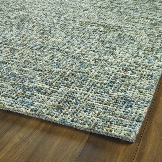 Kaleen Lucero Collection Dark Teal Area Rug 4' x 6'