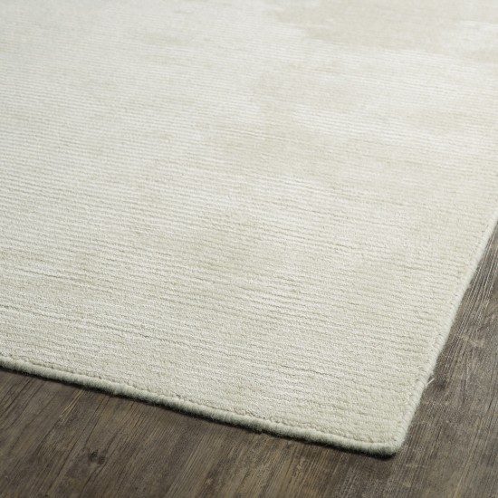 Kaleen Luminary Collection Light Cream Throw Rug 3' x 5'