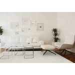 Kaleen Luminary Collection Light Cream Area Rug 5' x 7'9"