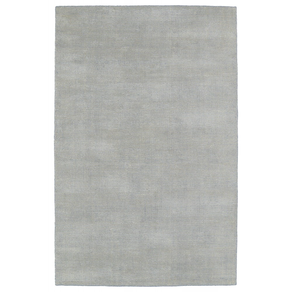 Kaleen Luminary Collection Light Grey Throw Rug 3' x 5'