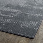 Kaleen Luminary Collection Dark Carbon Area Rug 5' x 7'9"