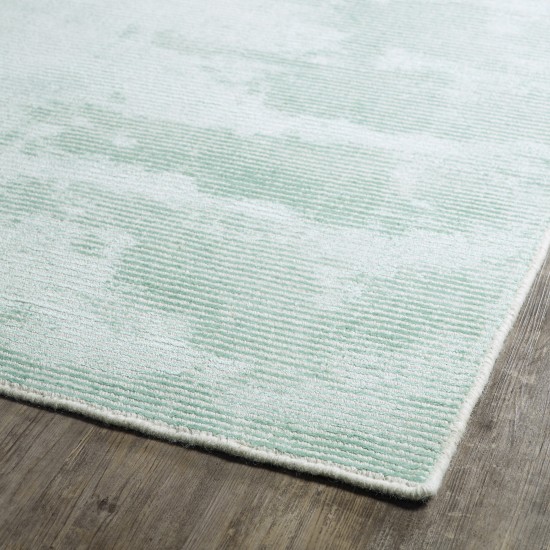 Kaleen Luminary Collection Light Mint Throw Rug 2' x 3'