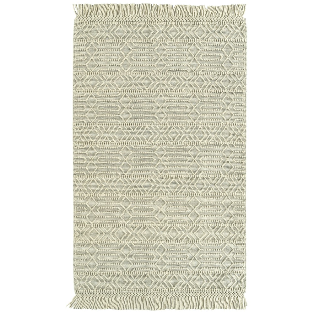 Kaleen Mara Collection Ivory Steel Area Rug 9' x 12'