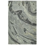 Kaleen Marble Collection Light Graphite Throw Rug 2' x 3'