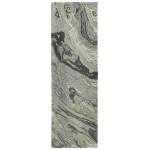 Kaleen Marble Collection Light Graphite Throw Rug 2' x 3'