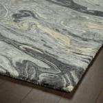 Kaleen Marble Collection Light Graphite Area Rug 3'6" x 5'6"