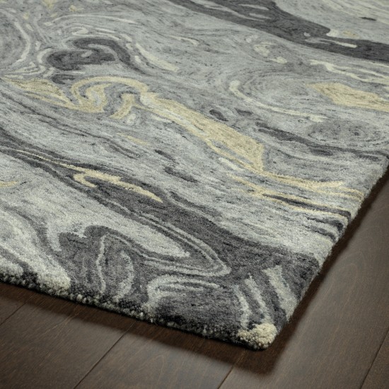 Kaleen Marble Collection Light Graphite Area Rug 5' x 7'9"