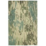 Kaleen Marble Collection Dark Green Area Rug 3'6" x 5'6"