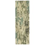 Kaleen Marble Collection Dark Green Area Rug 3'6" x 5'6"