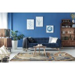 Kaleen Marble Collection Dark Multi Area Rug 8' x 11'