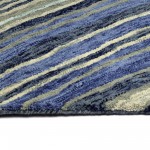 Kaleen Marble Collection Dark Blue Area Rug 5' x 7'9"