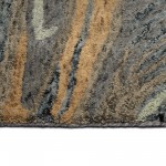 Kaleen Marble Collection Light Denim Throw Rug 2' x 3'