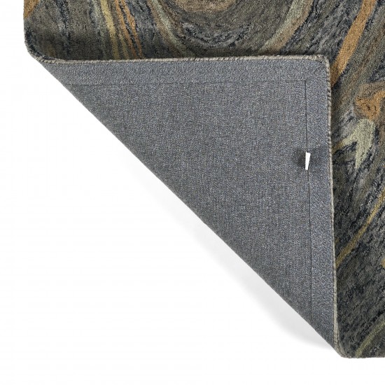 Kaleen Marble Collection Light Denim Throw Rug 2' x 3'