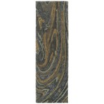 Kaleen Marble Collection Light Denim Runner 2'6" x 8'