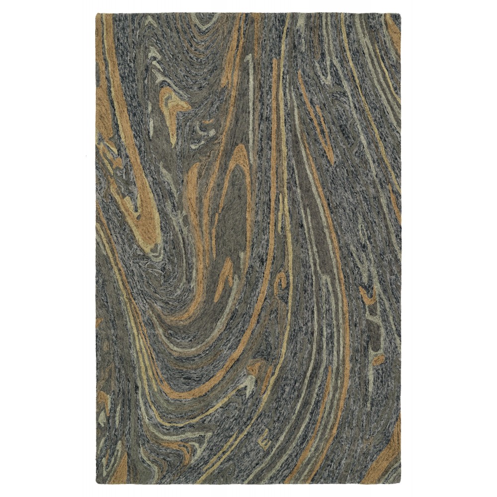 Kaleen Marble Collection Light Denim Area Rug 5' x 7'9"