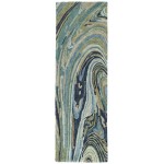 Kaleen Marble Collection Light Green Area Rug 5' x 7'9"