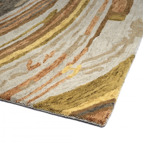 Kaleen Marble Collection Multi Salmon Throw Rug 2' x 3'