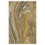 Kaleen Marble Collection Multi Salmon Area Rug 5\' x 7\'9"