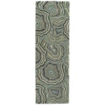 Kaleen Marble Collection Light Teal Area Rug 8' x 11'