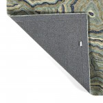 Kaleen Marble Collection Light Teal Area Rug 9'6" x 13'