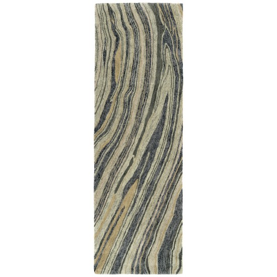 Kaleen Marble Collection Multi Sage Throw Rug 2' x 3'