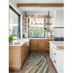 Kaleen Marble Collection Multi Sage Area Rug 3'6" x 5'6"