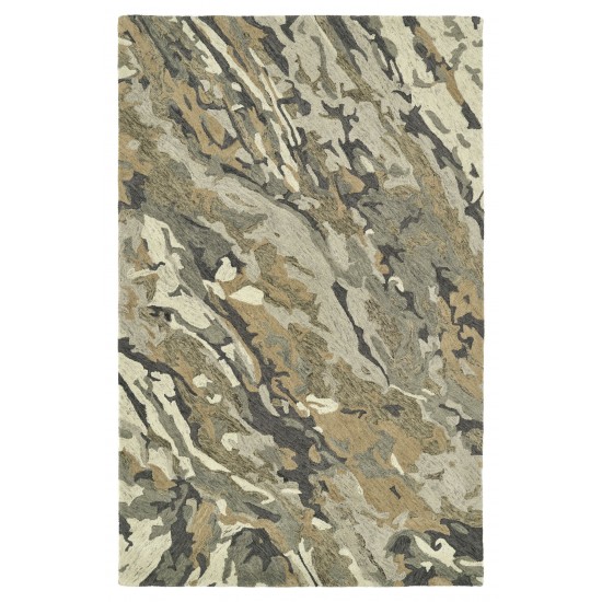 Kaleen Marble Collection Light Sage Area Rug 3'6" x 5'6"