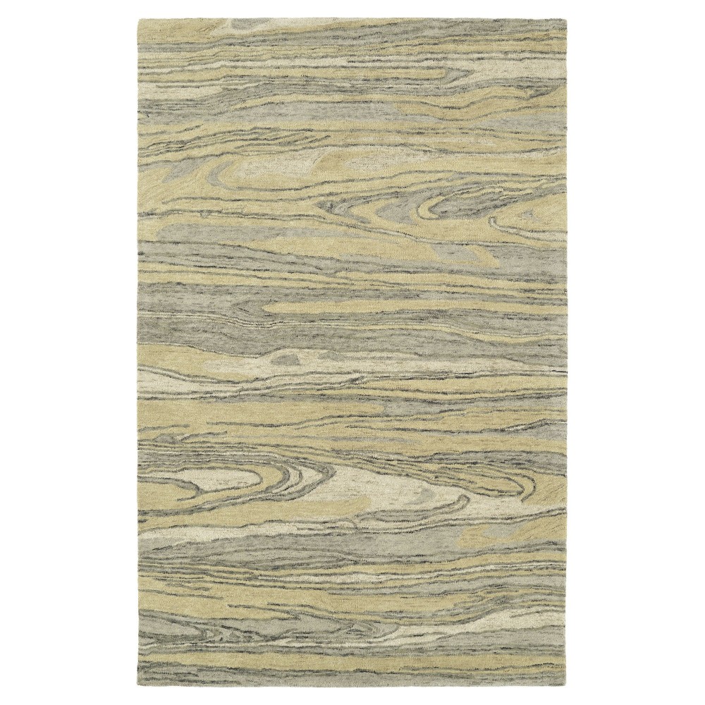 Kaleen Marble Collection Sand Gray Runner 2'6" x 8'