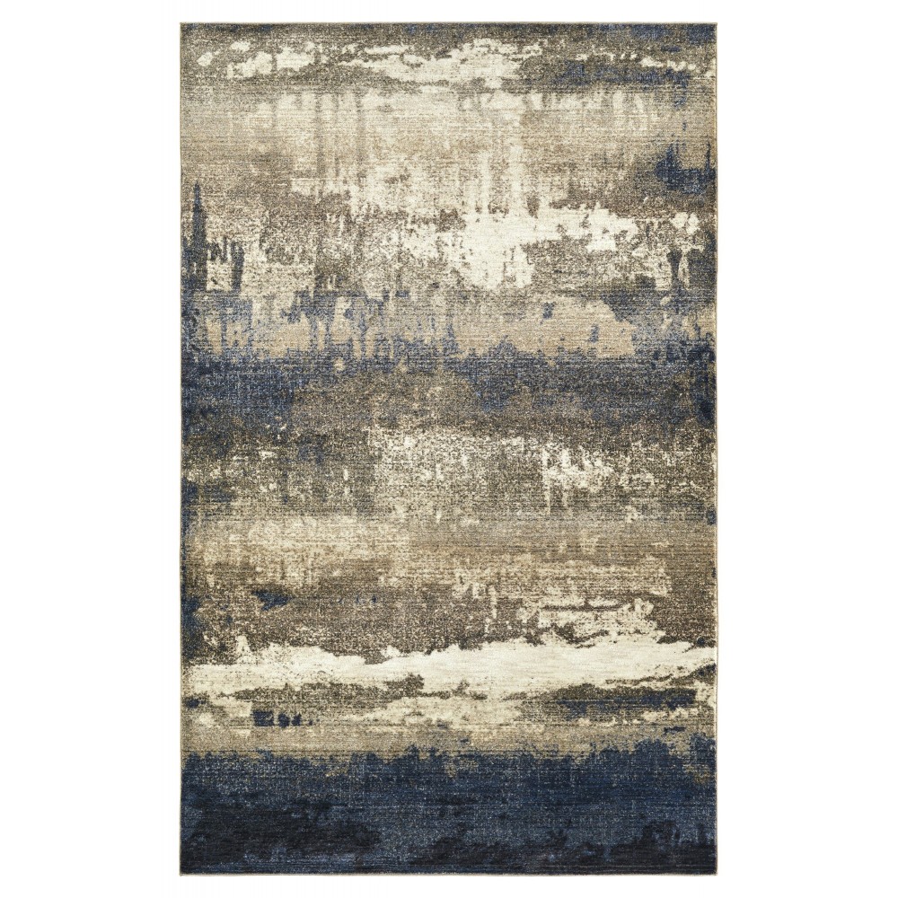 Kaleen Maya Collection Dark Blue Area Rug 8'4" x 11'7"