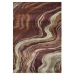 Kaleen Maya Collection Light Cranberry Area Rug 5'3" x 7'10"