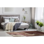 Kaleen Maya Collection Light Cranberry Area Rug 5'3" x 7'10"
