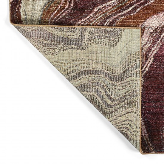 Kaleen Maya Collection Light Cranberry Area Rug 9'6" x 13'1"
